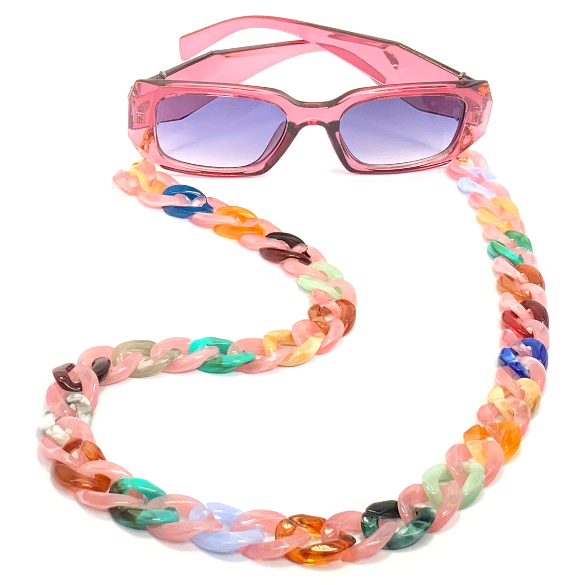 Rainbow Peach Sunglasses Chain – Rainbow Notting Hill