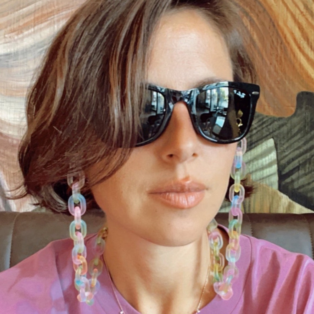 Rainbow Peach Sunglasses Chain – Rainbow Notting Hill