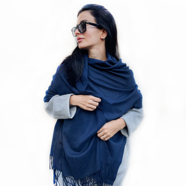 Cashmere Wool Wrap Scarf