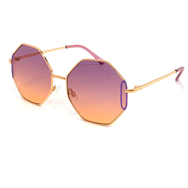 Evolve Oversize Octagon Sunglasses