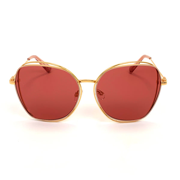 Sophy Oversize Double Frame Sunglasses