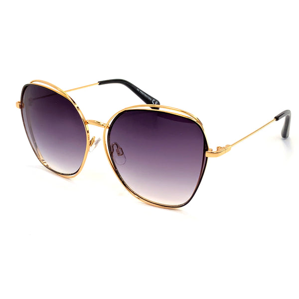Sophy Oversize Double Frame Sunglasses