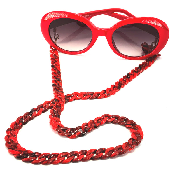 Sunglasses Chain Red - Rainbow Notting Hill