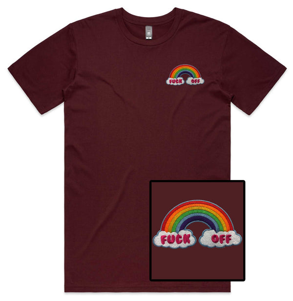Rainbow Embroidered T-Shirt
