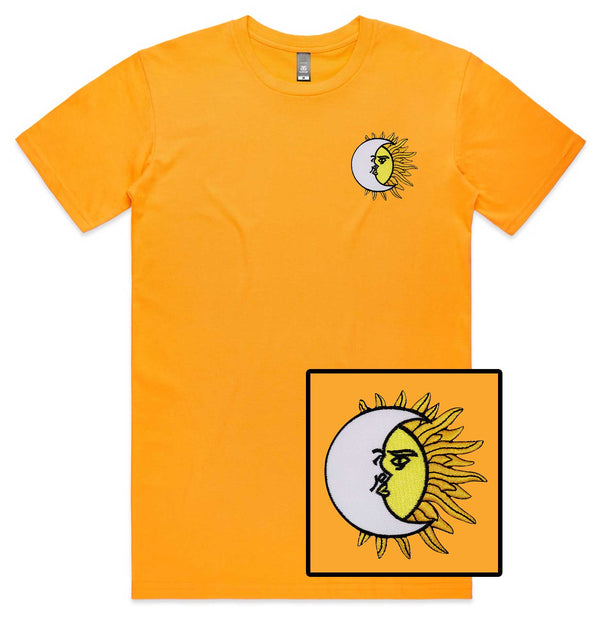 Sun & Moon Embroidered T-Shirt