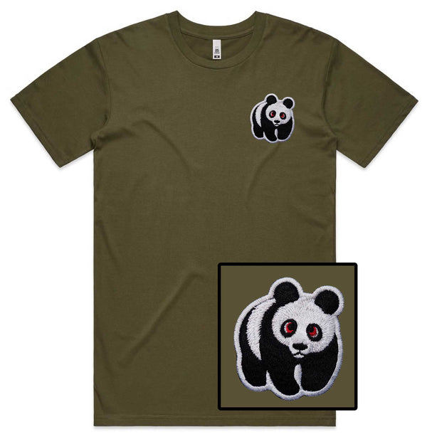 Panda Embroidered T-Shirt