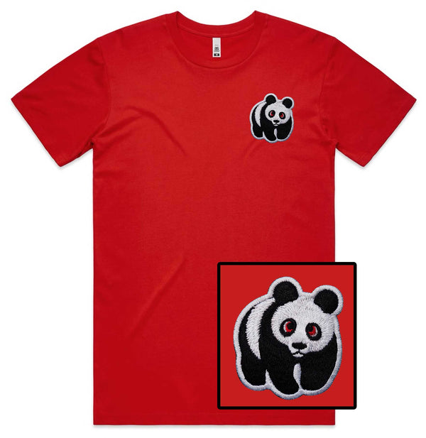 Panda Embroidered T-Shirt