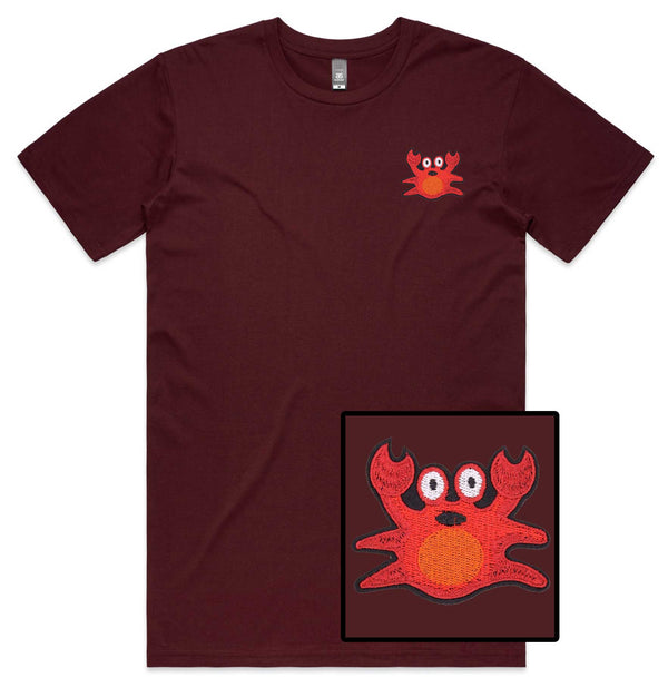 Crab Embroidered T-Shirt