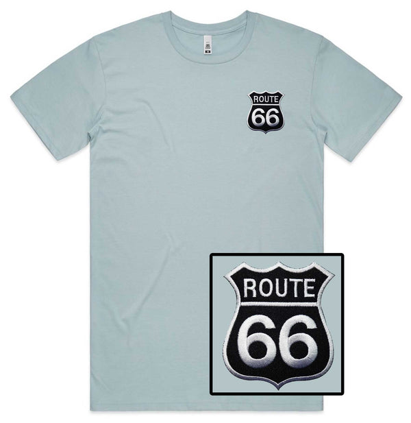 Route 66 Embroidered T-Shirt