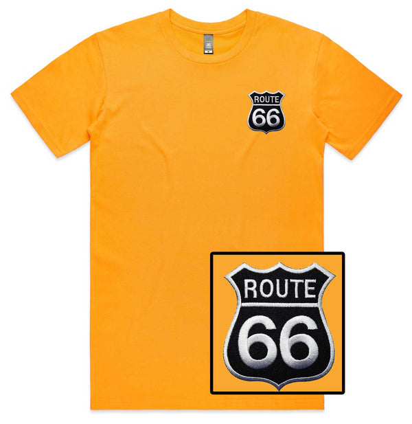 Route 66 Embroidered T-Shirt