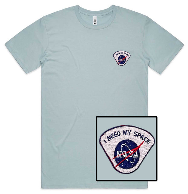 I Need My Space NASA Embroidered T-Shirt