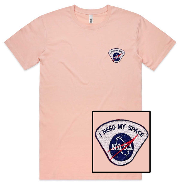 I Need My Space NASA Embroidered T-Shirt