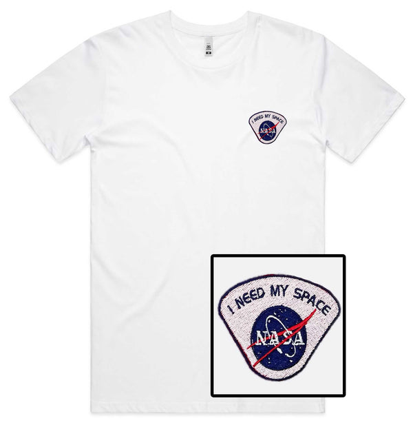 I Need My Space NASA Embroidered T-Shirt