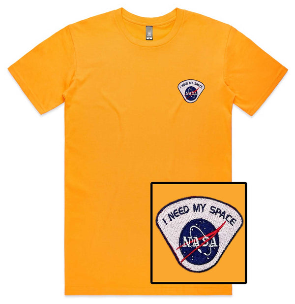 I Need My Space NASA Embroidered T-Shirt