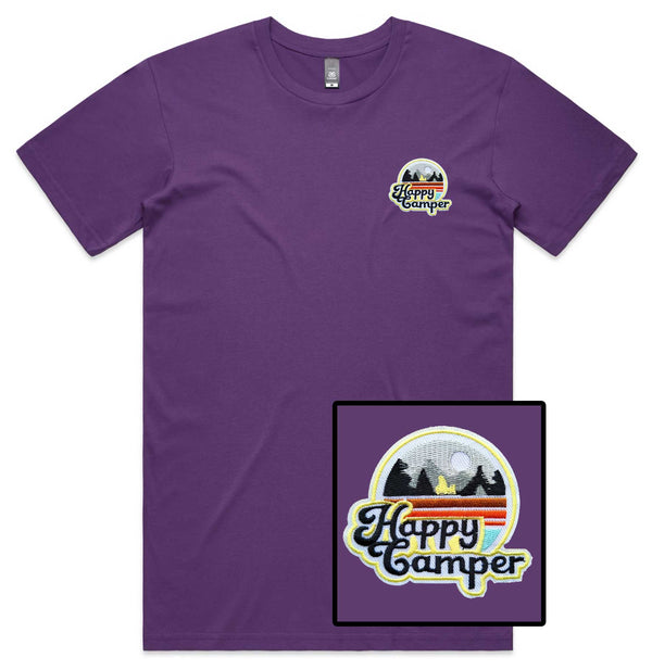 Happy Camper Embroidered T-Shirt