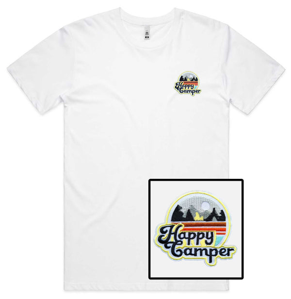 Happy Camper Embroidered T-Shirt