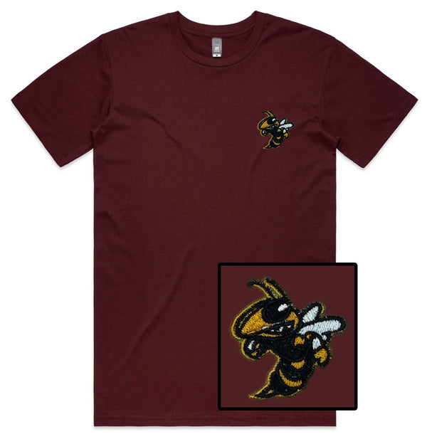 Angry Wasp Embroidered T-Shirt