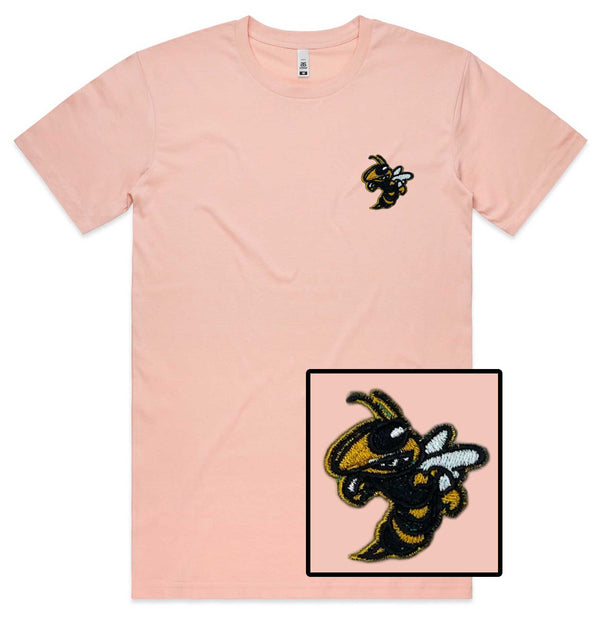 Angry Wasp Embroidered T-Shirt