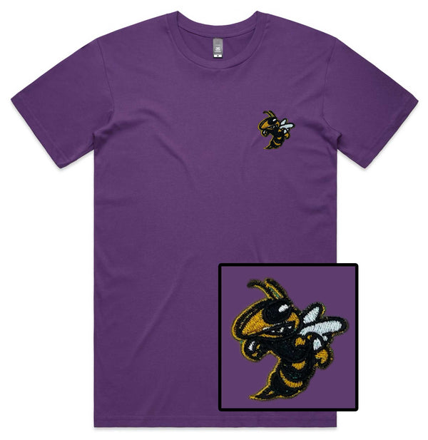 Angry Wasp Embroidered T-Shirt