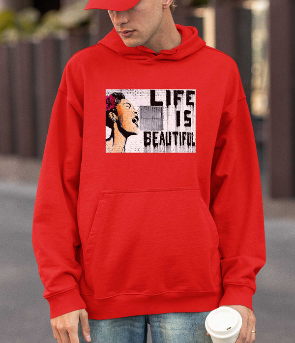 Banksy Hoodie - Life is Beautiful