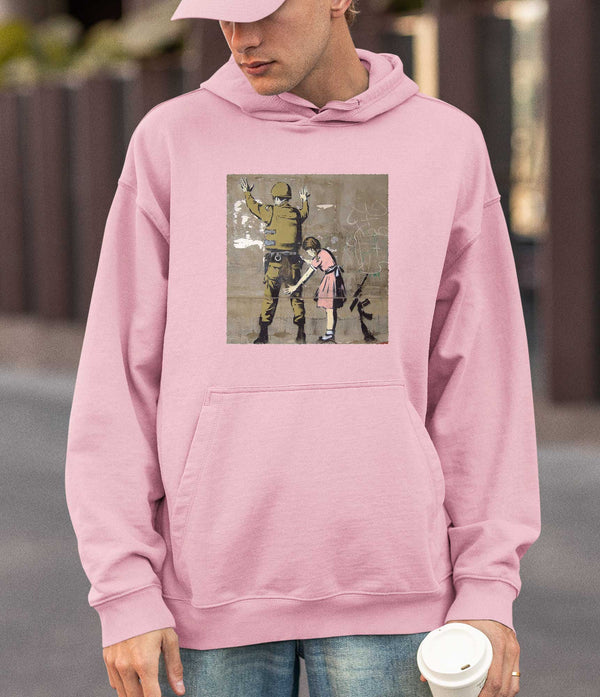 Banksy Hoodie - Girl and a Soldier