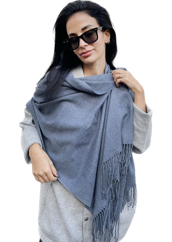 Cashmere Wool Wrap Scarf