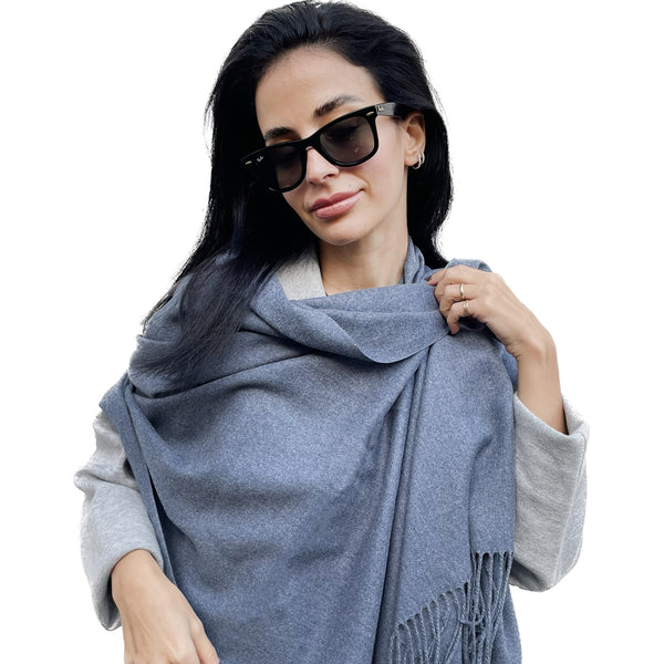 Cashmere Wool Wrap Scarf