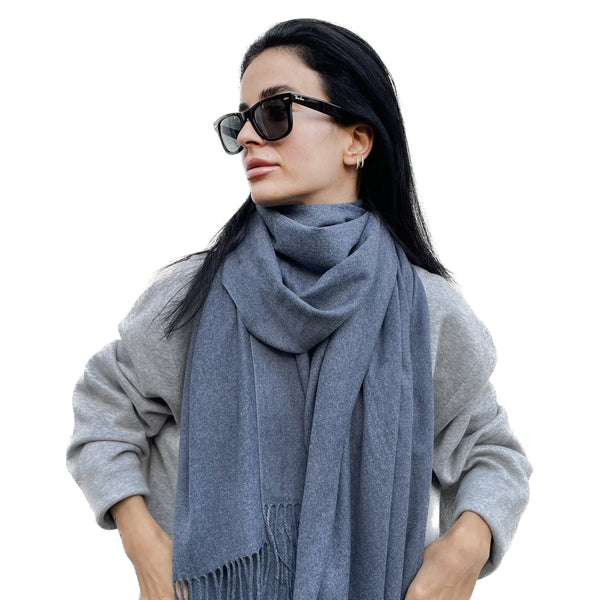 Cashmere Wool Wrap Scarf