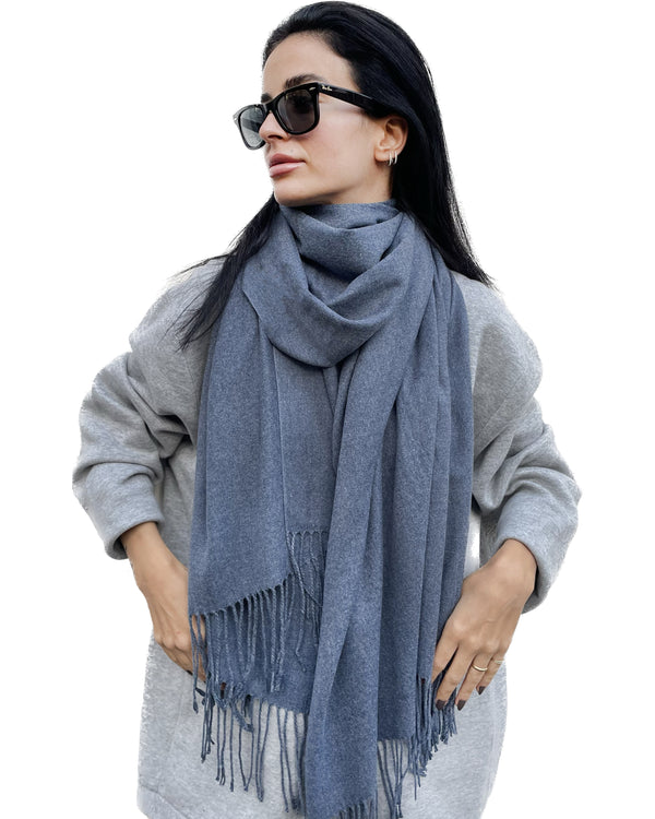 Cashmere Wool Wrap Scarf