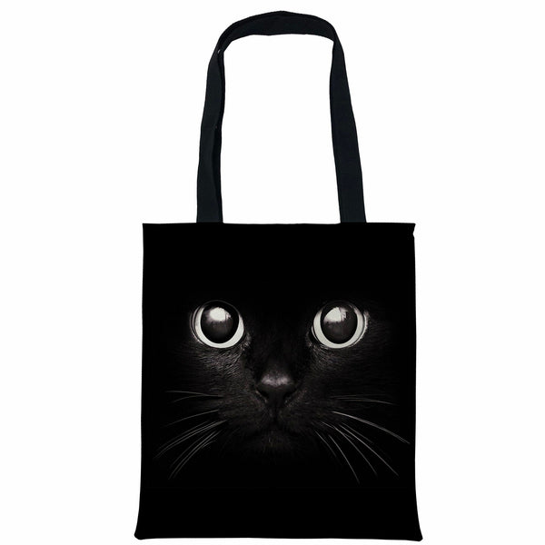 Black Cat Fully Printed Tote Bag