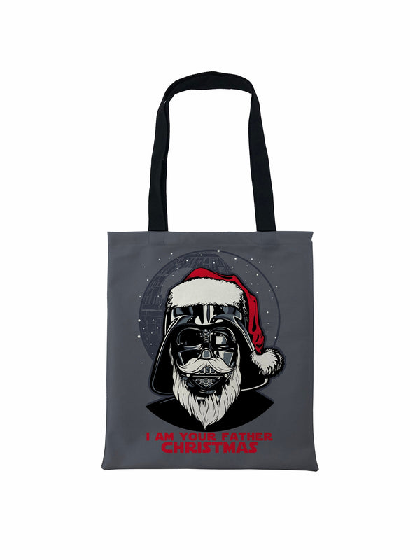 I am Your Father Christmas Dart Vader Tote Bag, Star Wars Santa Darth Vader Christmas Tote Bag