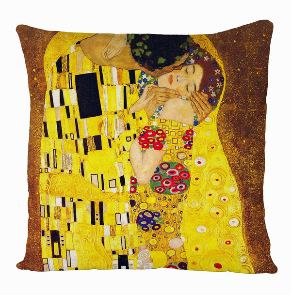 The Kiss Gustav Klimt Cushion Cover