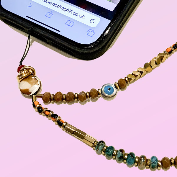 Phone Charm - Murano Beads