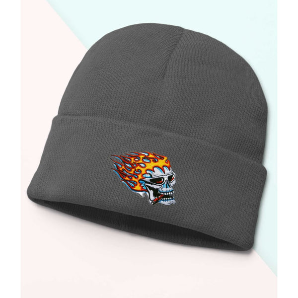 Skull Fire Beanie