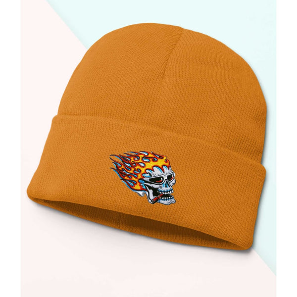 Skull Fire Beanie